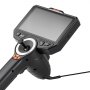 VEVOR Telecamera Endoscopica Articolata con Sonda da 3,9 mm e Luce, Rotazione a 360° in 4 Direzioni, Schermo IPS HD da 6'', Zoom 8x, Batteria da 7000 mAh, Cavo Impermeabile IP67, per Auto e Idraulica