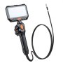 VEVOR Telecamera Endoscopica Articolata a Doppia Lente con Luce, Sonda da 8 mm, Schermo IPS HD da 5'', Funzione Schermo Diviso, Zoom 8x, Cavo Impermeabile IP67 da 1,5 m, per Ispezione Auto e Idraulica