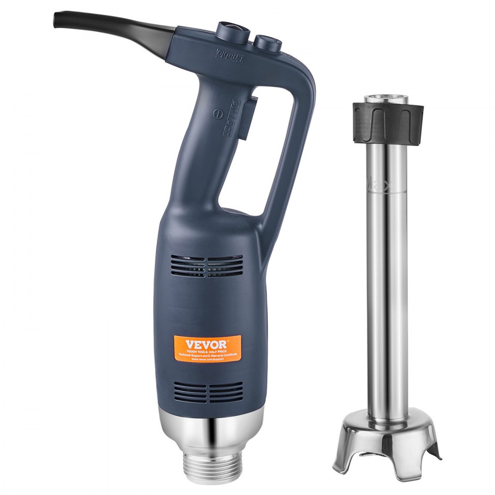 VEVOR Frullatore Immersione, Frullatore Manuale per Carichi Pesanti 350 W, Miscelatore Portatile a Velocità Variabile Continuo da 304 mm, Lama in Acciaio Inossidabile, per Zuppe, Salse, Panna