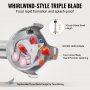 VEVOR Frullatore Immersione, Frullatore Manuale per Carichi Pesanti 350 W, Miscelatore Portatile a Velocità Variabile Continuo da 254 mm, Lama in Acciaio Inossidabile, per Zuppe, Salse, Panna