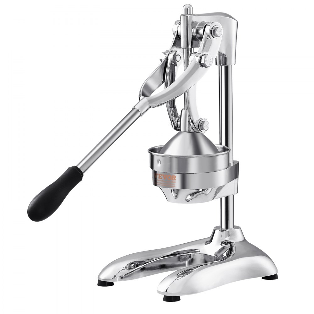 VEVOR Spremiagrumi Manuale a Leva Spremiagrumi in Acciaio Inox Maniglia Lunga Ergonomica, Spremiagrumi Manuale per Limoni Arance Pompelmi da Cucina, Spremiagrumi Manuale da Tavolo Manuale di Casa Bar