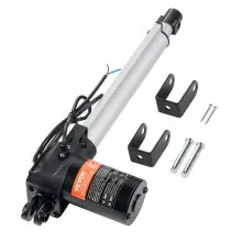 VEVOR Attuatore lineare 12V, Attuatore lineare da 10 pollici 1320lbs/6000N, Attuatore di movimento lineare da 0,19"/s con staffa di montaggio e protezione IP44 per porte elettriche navi da carico