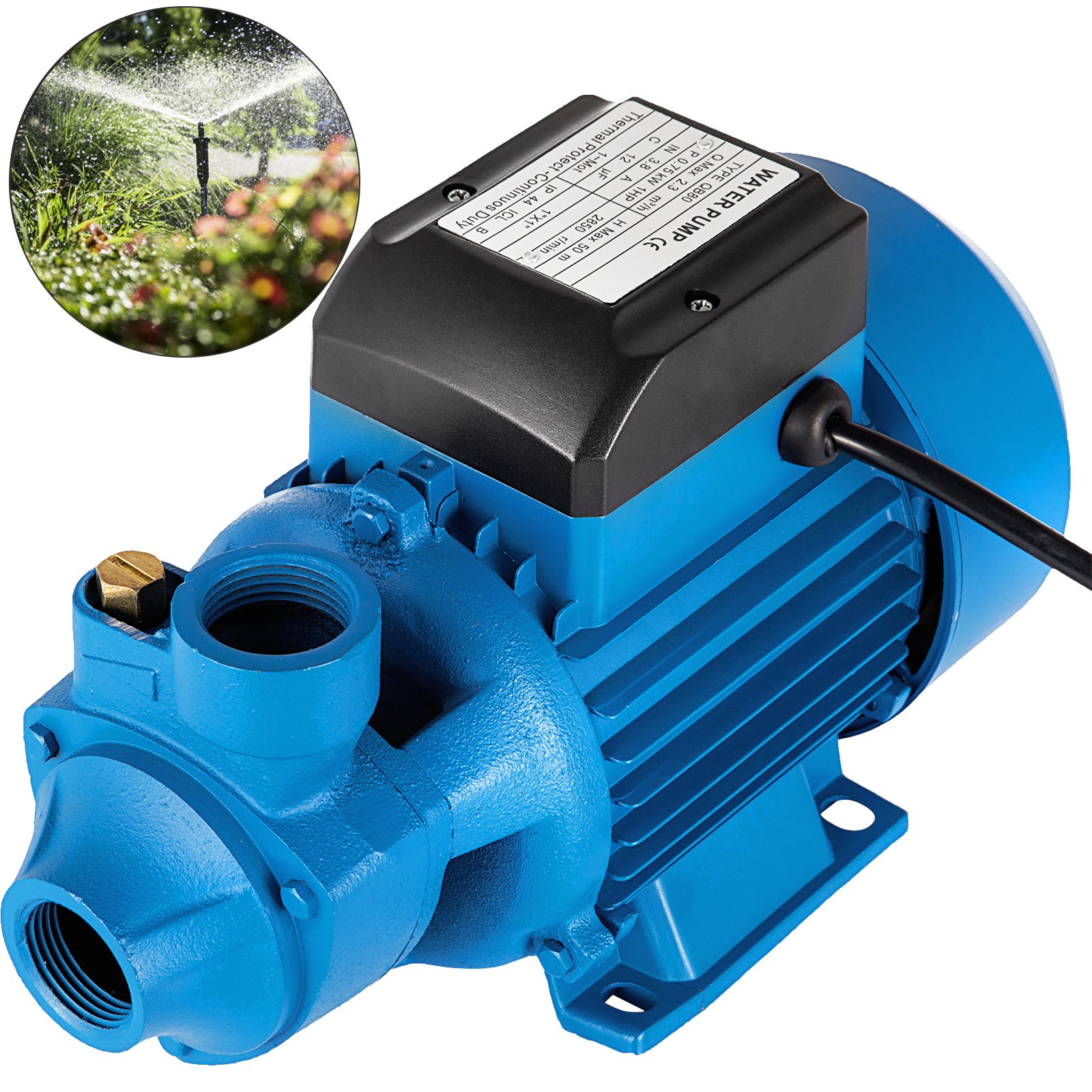 Pompa Acqua Pressione Pompa Sommergibile Per Pozzo Fountain Aquarium 750w