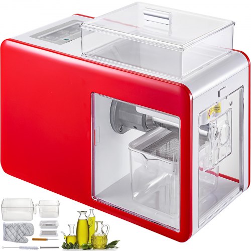 Estrattore D'olio Automatico 500w Frantoio Per Olio Domestico Intelligente Rosso