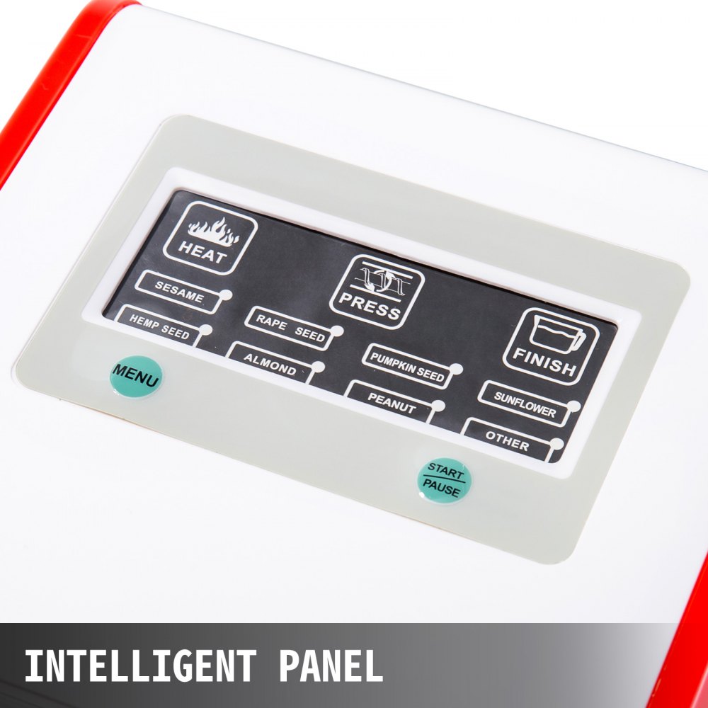 Estrattore D'olio Automatico 500w Frantoio Per Olio Domestico Intelligente Rosso