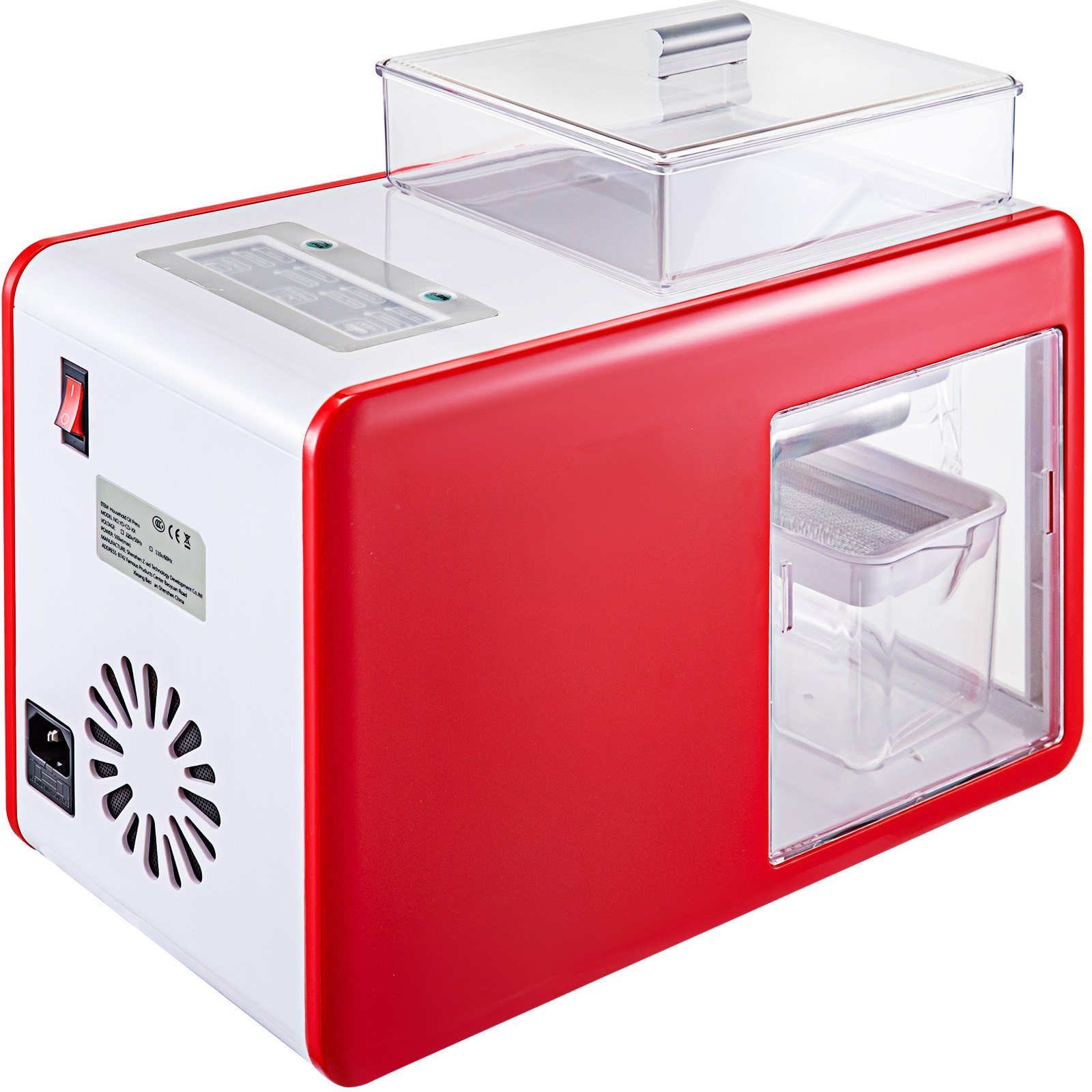 Estrattore D'olio Automatico 500w Frantoio Per Olio Domestico Intelligente Rosso