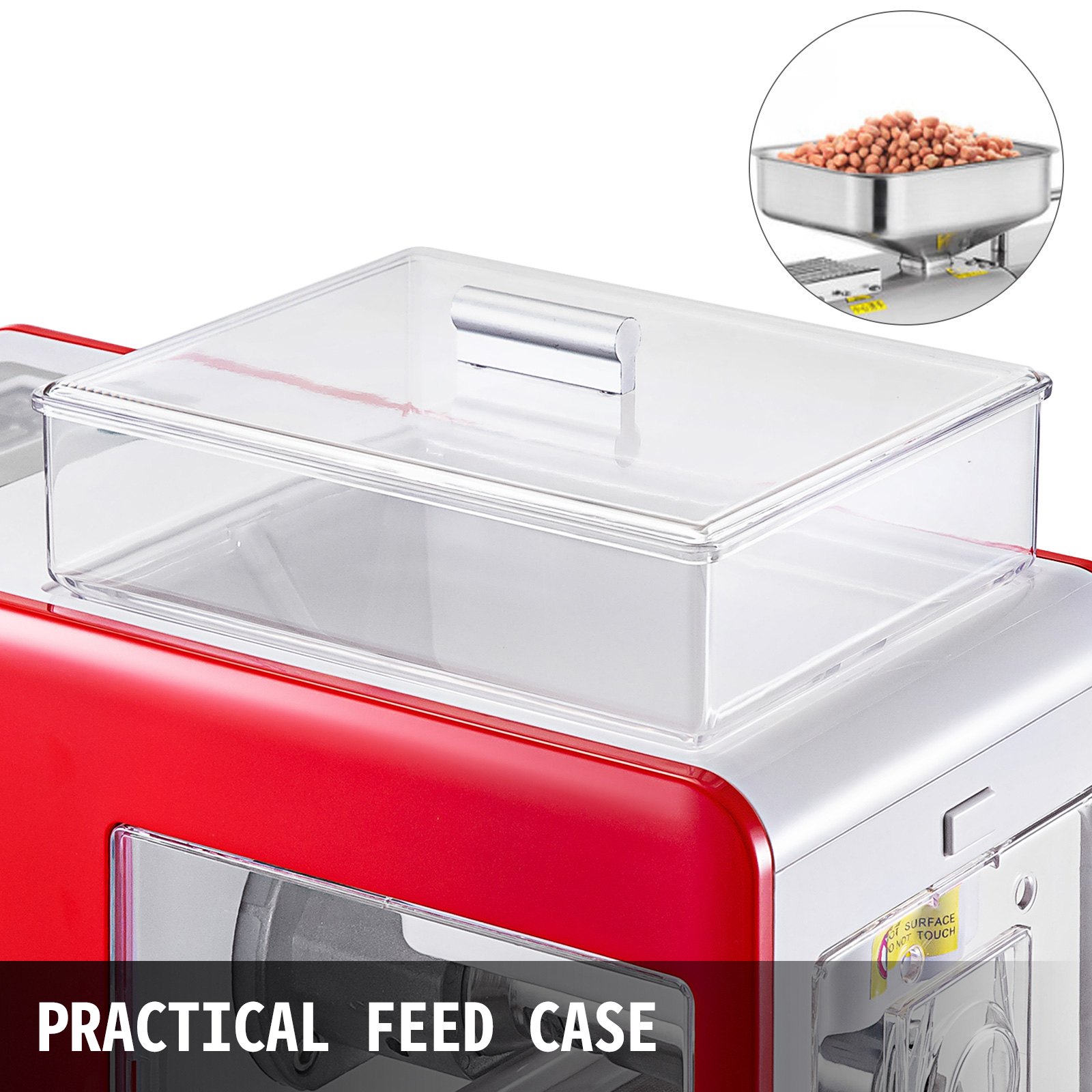 Estrattore D'olio Automatico 500w Frantoio Per Olio Domestico Intelligente Rosso