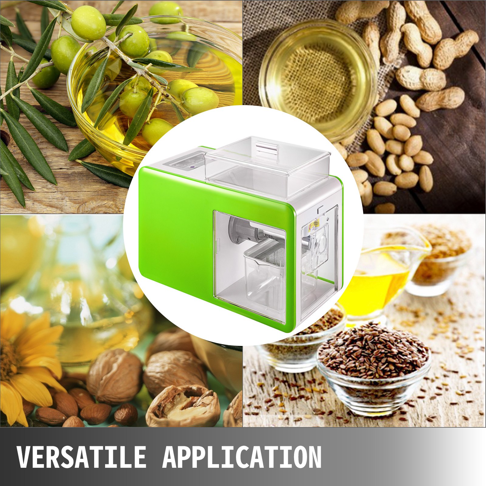 Estrattore D'olio Automatico 500w Frantoio Per Olio Presa Olio Macchina Verde