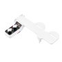 VEVOR Attacco per WC Bidet da 7 mm, Attacco per Sedile WC Ultrasottile con 2 Ugelli Retrattili, Acqua Fredda Calda, Pressione Regolabile, 2 Manopole Rotanti, per Glutei e Lavaggio Intimo