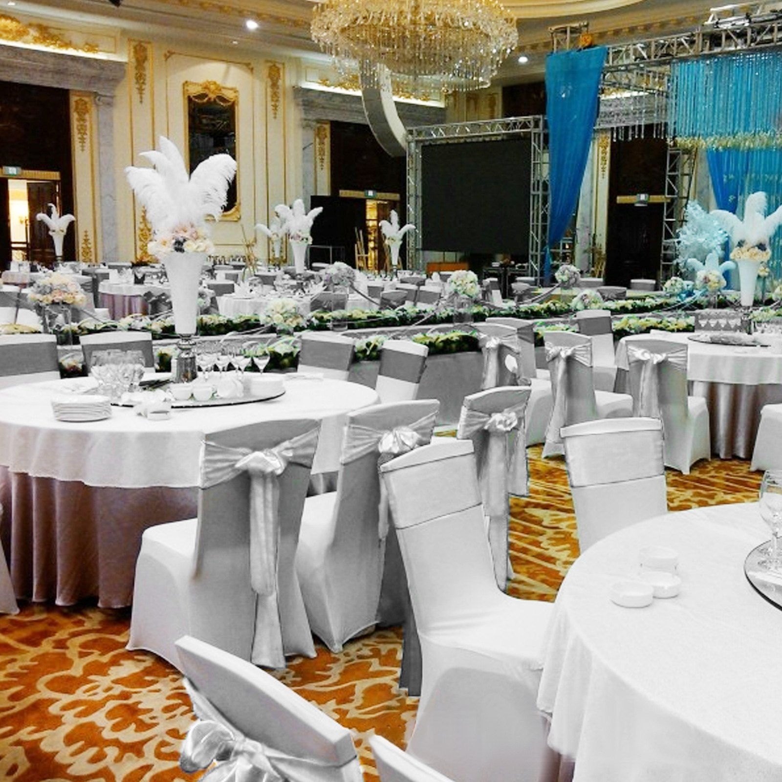 Copertura Sedia Coprisedia 100 Pezzi Telai Coprisedia Decorazioni Per Matrimonio