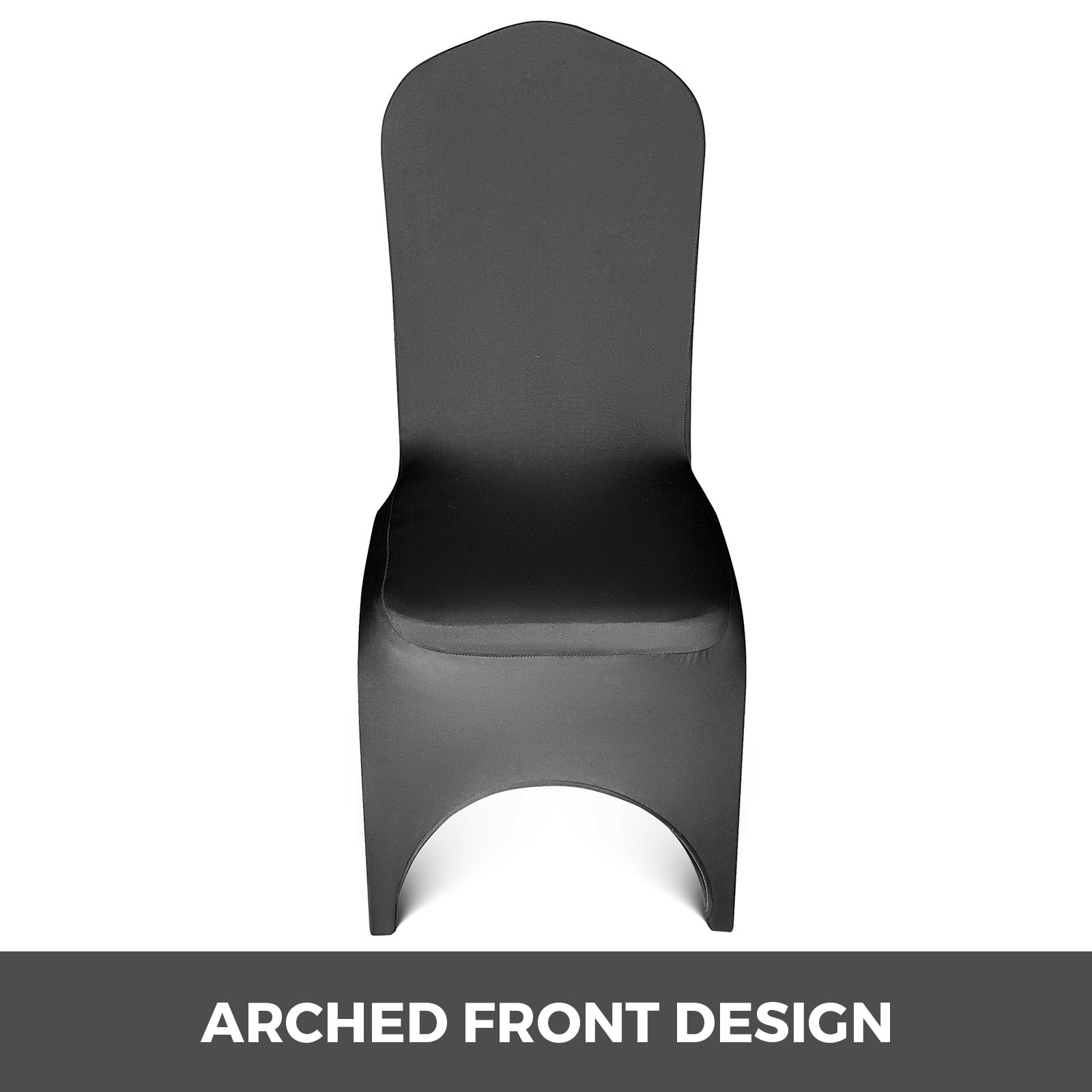 Coprisedia In Tessuto Elasticizzato 100 Pezzi Coperta Sedia Copertura Nero