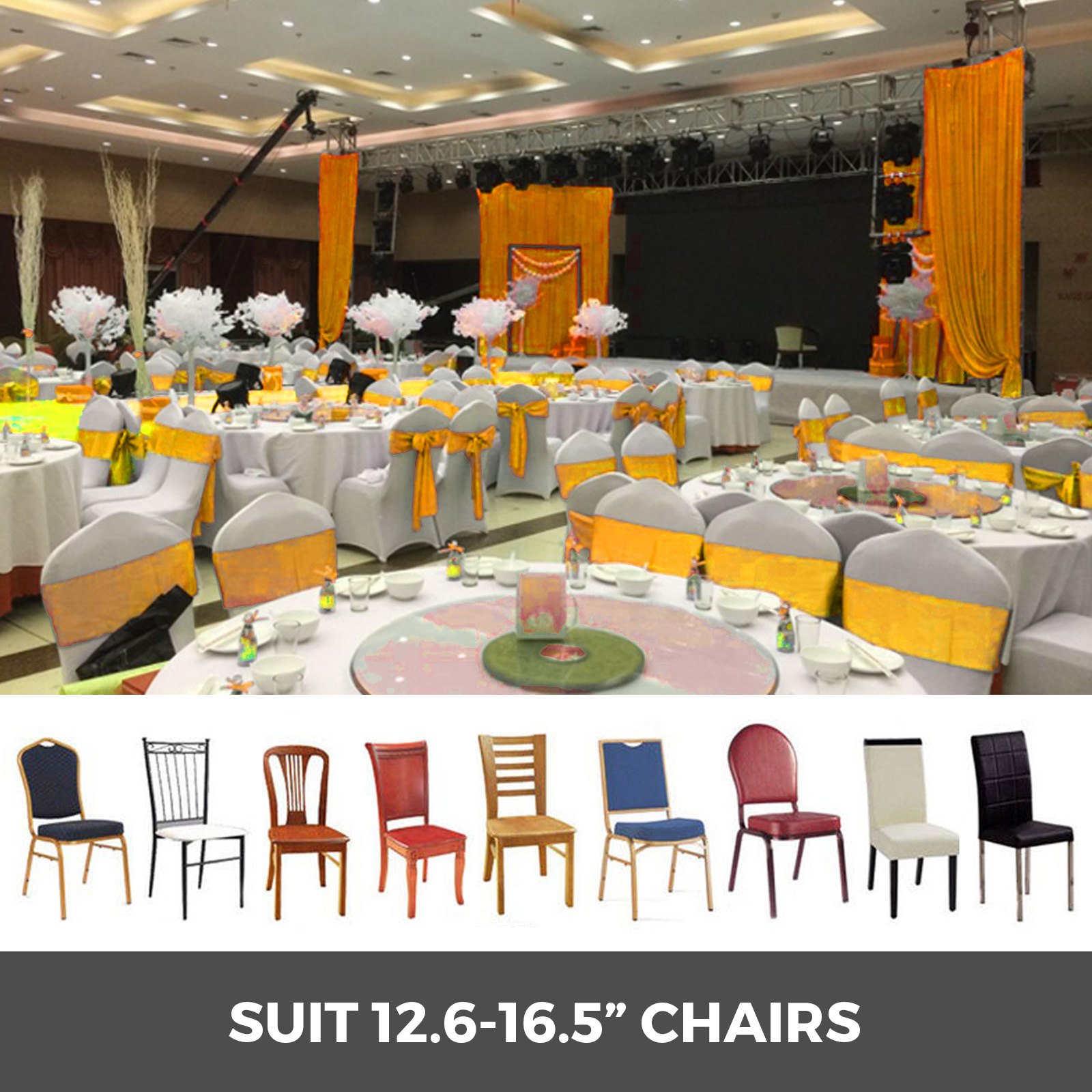 100pcs Copertura Sedia Telaio Dell'arco Per Matrimoni Decorazione Compatibilità