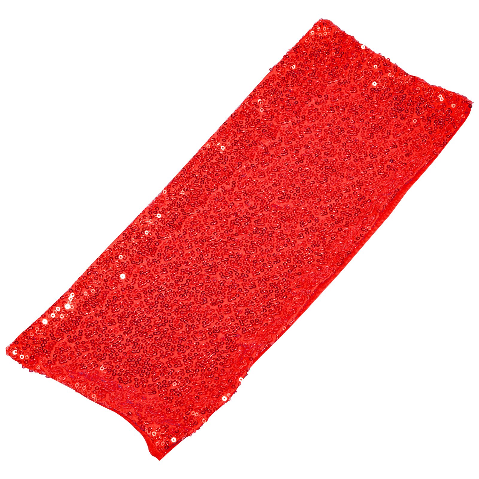 100 X Telai Copertura Sedia Coprisedie Rosso Decorazione Lucida Paillettes