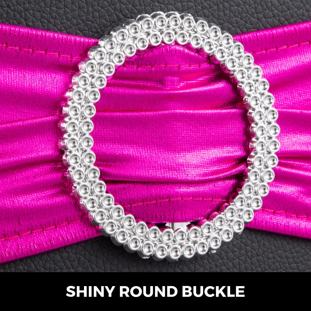 100 Pezzi Copertura Sedia Telaio Dell'arco Per Matrimoni Festa Barbie Pink