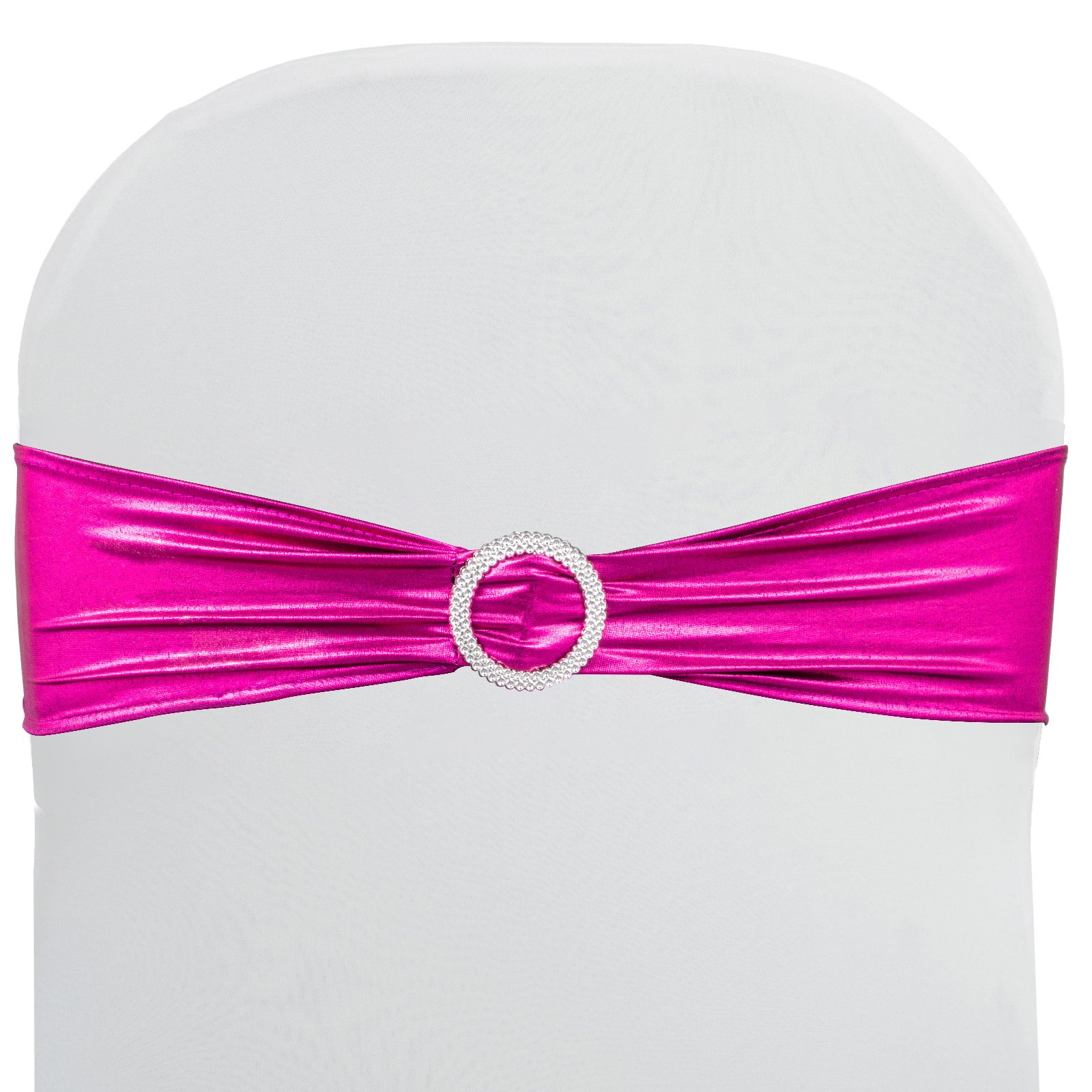 100 Pezzi Copertura Sedia Telaio Dell'arco Per Matrimoni Festa Barbie Pink