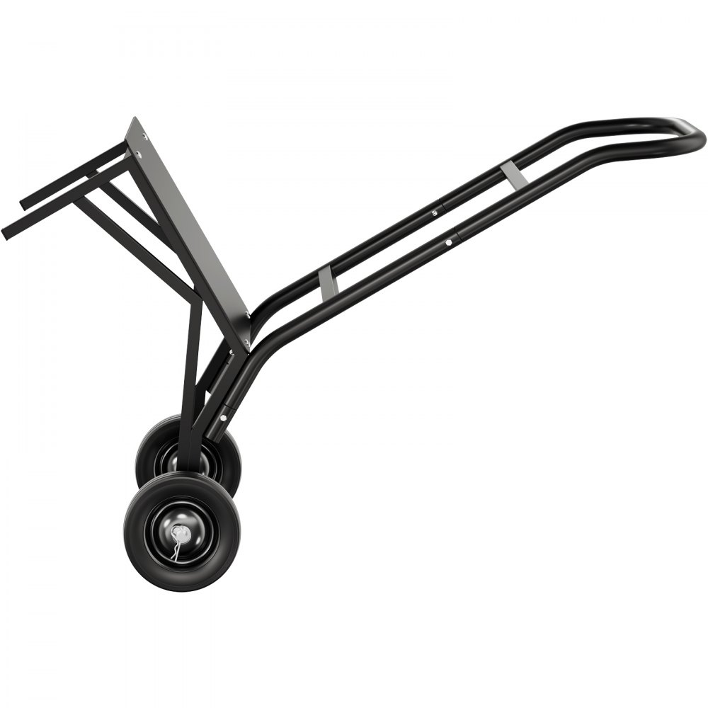 VEVOR Porta Sedie Pieghevole, Capacità di Carico 68 kg Carrello per Sedie Resistente per Impilare 10 Sedie, Carrello Porta Sedie in Metallo Multifunzione, Ruote in Gomma, Supporto per Sedia a Spinta