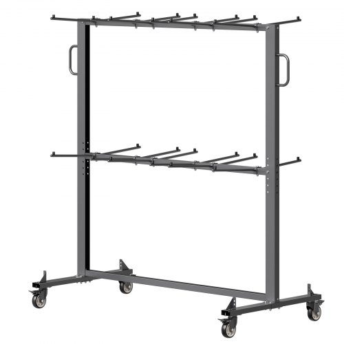 Carrello Per Sedie Tavoli Capacità 42 Sedie 12 Tavoli In Bianco Salvaspazio P 010887589473 - 5