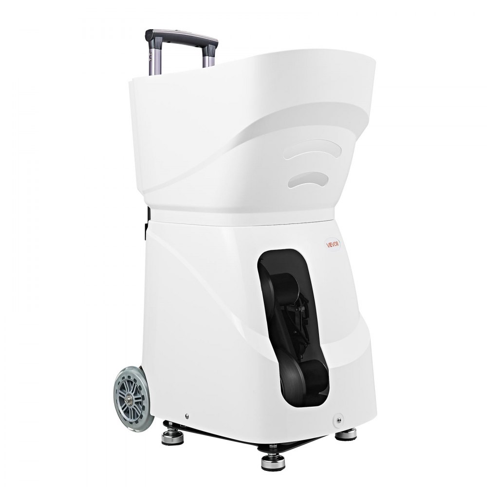 VEVOR Macchina Lanciapalle da Tennis Automatica 110 Palline Controllo APP Lanciatore per Palline da Tennis, con 21 Modalità di Allenamento, Batteria di 4 Ore, Velocità fino a 75 MPH, con Manico Ruote