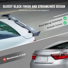 VEVOR Spoiler Posteriore 1470 mm GT Style Trunk Wing Compatibile Camry 2018-2023