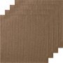 VEVOR Piastrelle per Pavimento Stacca Incolla, 457x457mm, Tappetino Autoadesivo, Imbottito e Morbido, Facile Installazione per Camera da Letto, Soggiorno, Interni Esterni 10 Pezzi, Marrone Scuro