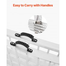 VEVOR Rampe in Alluminio 907,18 kg Rampe di Carico Resistenti con Maniglie 2 PZ
