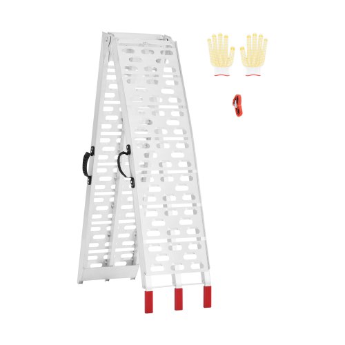 VEVOR Rampe in Alluminio da 272,15 kg 1 Pezzo, Rampa di Carico VEVOR Rampe in Alluminio da 272,15 kg 1 Pezzo, Rampa di Carico