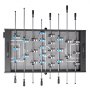 VEVOR Foosball Table, 137 cm Standard Size Table, Indoor Full Size Foosball Tables for Home, Family, and Game Room, Durable Soccer Set, Includes 4 Balls, Score Keeper, and 2 Cup Holders