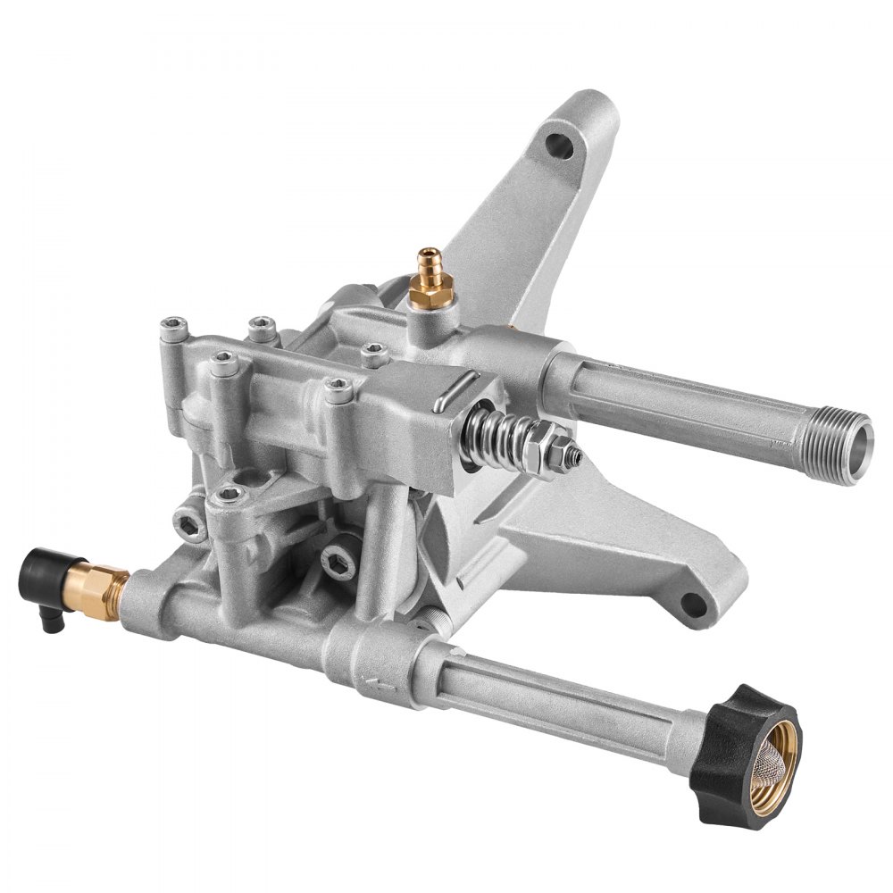 VEVOR Pompa per Idropulitrice, Albero Verticale 22,2 mm 3100 PSI 2,5 GPM Kit di Pompe per Idropulitrice Sostitutive, 5 Ugelli, Hardware e Tubo Sifone, Compatibile con Troy Bilt, PowerStroke, Craftsman