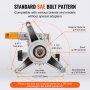 VEVOR Pompa per Idropulitrice, Albero Verticale da 22,2 mm Kit di Pompe per Idropulitrice Sostitutive con 5 Ugelli, 232,01 kgf/cm² 13,63 L/min Hardware Tubo Sifone, per RYOBI, Honda, Briggs e Stratton