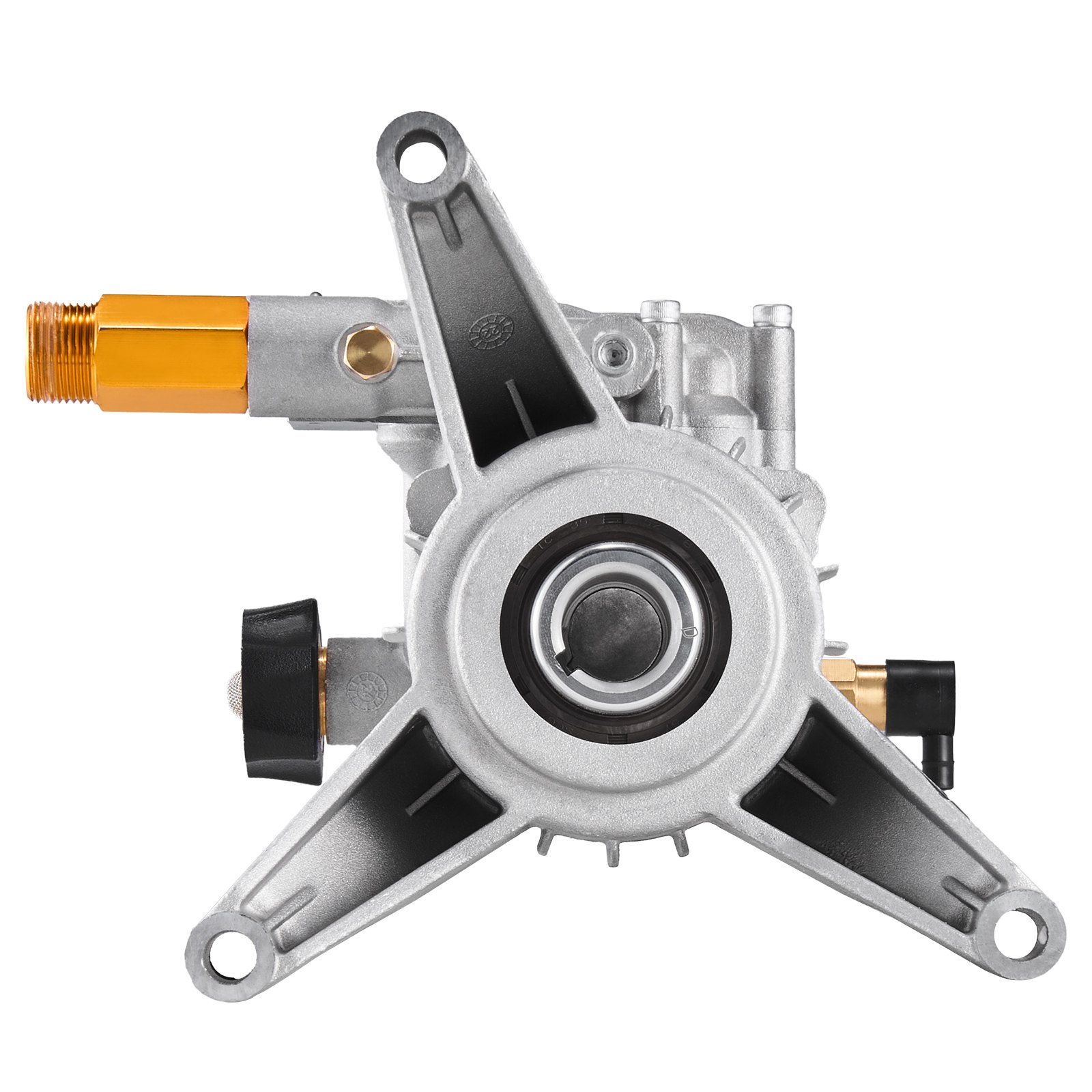 VEVOR Pompa per Idropulitrice, Albero Verticale da 22,2 mm Kit di Pompe per Idropulitrice Sostitutive con 5 Ugelli, 232,01 kgf/cm² 13,63 L/min Hardware Tubo Sifone, per RYOBI, Honda, Briggs e Stratton