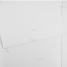 VEVOR Piastrelle per Pavimenti in Vinile Autoadesive 305 x 305 mm 50 Piastrelle Spesse 1,5 mm in Vinile Effetto Marmo Bianco per Sala da Pranzo, Camere da Letto e Bagni, Facile per Decorare la Casa