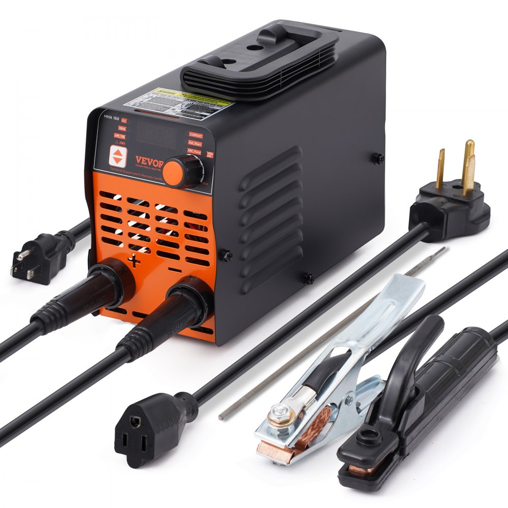 Macchina Saldatrice MIG Corrente 130A, Saldatrice MIG Sinergica Filo Animato Senza Gas, Kit Saldatrice Portatile Saldatrice con Tecnologia Inverter IGBT, Macchina Saldatrice Schermo Digitale | IT