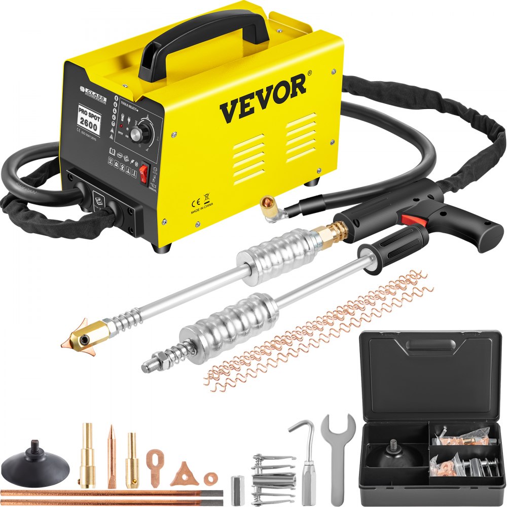 Kit Saldatore Estrattore Ammaccature 20 Pezzi – Per Riparazione Carrozzeria Auto, Con Martello Scorrevole In Acciaio Carbonio