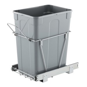 Beinline Pattumiera estraibile sotto armadietto, lavello fuori, kit armadio estraibile, spazzatura regolabile per bidone da 7-11 galloni (lattina non inclusa
