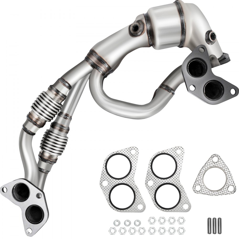 VEVOR Convertitore Catalitico di Scarico ad Alto Flusso Sistema di Scarico per Auto VEVOR Convertitore Catalitico di Scarico ad Alto Flusso Sistema di Scarico per Auto