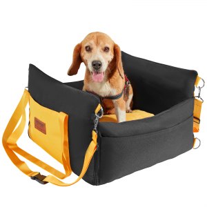 Seggiolino Auto Per Cani Litthing - Trasportino Con Velcro E Cinghie Per Animali Piccoli
