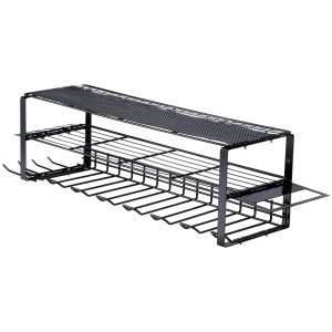 Organizzatore Murale Per Utensili Elettrici 4 Livelli - Scaffale Portatrapani Con Supporti Per Cacciaviti E Pinze