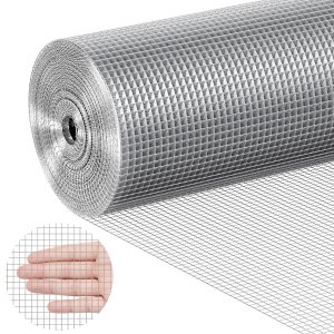 AB Tools Rete Metallica Zincata Rivestita PVC Verde – 40 M X 0,9 M X 25 Mm, Maglia Esagonale Per Giardino E Animali