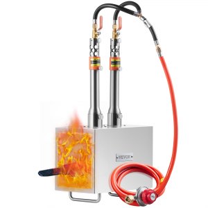 Forge à Gaz Devil-Forge DFPROF5 Propano - Température Max 1370°C, Dimensions 145x145x1250 Mm, Neuve