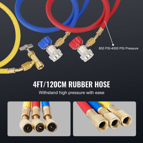 Kit Pompa A Vuoto/Pressione Per Freni Con Manometro | 13 Adattatori E Tubi | 0-60 Psi / 0-30 InHg | Sbirciatine E Spurgo