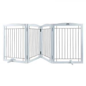 Cancello Per Animali Domestici Extra Alto (150 Cm), Estendibile 76-85 Cm, Apertura 180°, Per Cani E Gatti