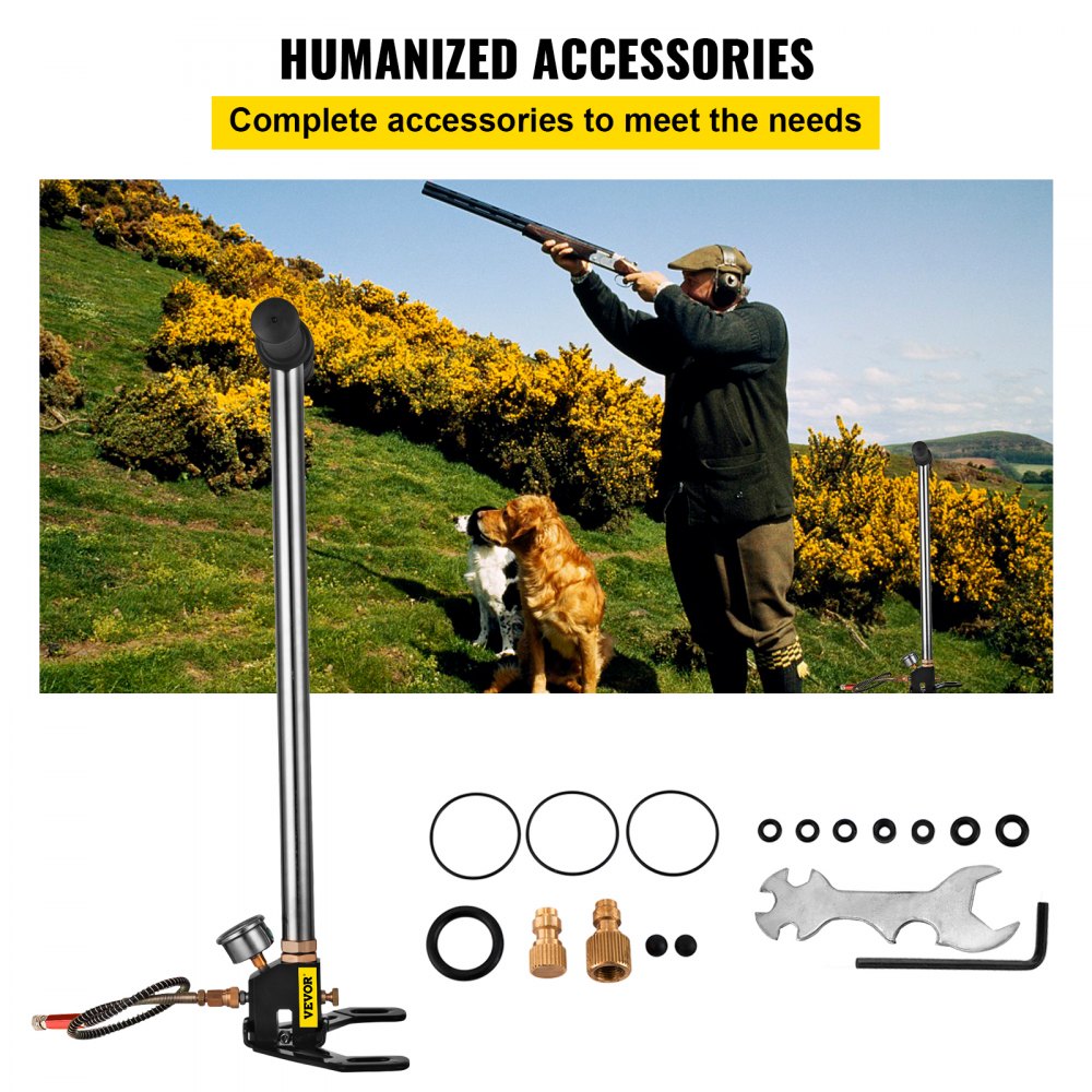 Pompa Manuale PCP Alta Pressione 4500PSI - Per Fucili Ad Aria Compressa E Pneumatici