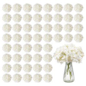 Fiore artificiale ortensia, fiori artificiali di seta, 9 teste, bouquet di ortensia, per matrimonio, casa, feste, tavolo, cucina, ufficio, decorazione