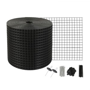 Rete Anti-Uccelli Per Pannelli Solari VEVOR - Rotolo 20.3x30.5m, Griglia 12.7mm, Acciaio Zincato Con PVC