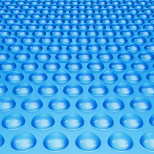 Kanylavy Copertura solare per piscine fuori terra, scalda piscina rotonda da 21 m, copertura per vasca idromassaggio per interni, facile da usare, blu