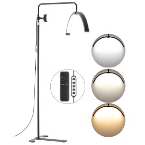 VEVOR Lampada A Mezzaluna 30 W Per Unghie Con Supporto Telefonino – Luminosità E Colore Regolabili