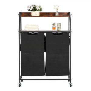 Cesto portabiancheria Bymaocar da 210 lri, carrello Cesto portabiancheria Bymaocar da 210 lri, carrello