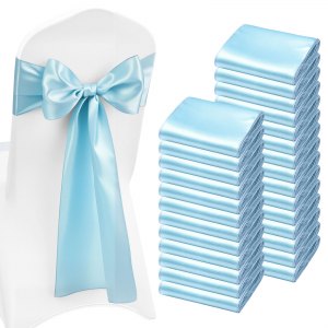 100 Fasce Elastiche Per Sedie In Spandex Con Fibbia – Oro, Per Matrimoni E Feste