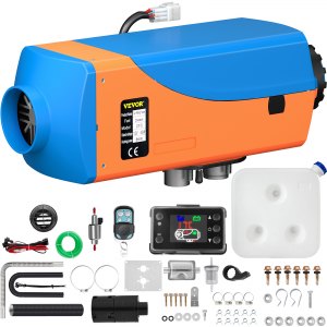 Riscaldatore Parcheggio Diesel SUBTLETY 8kW 12V - Consumo 0.18-0.48L/h, Telecomando LCD, Per Camion Camper