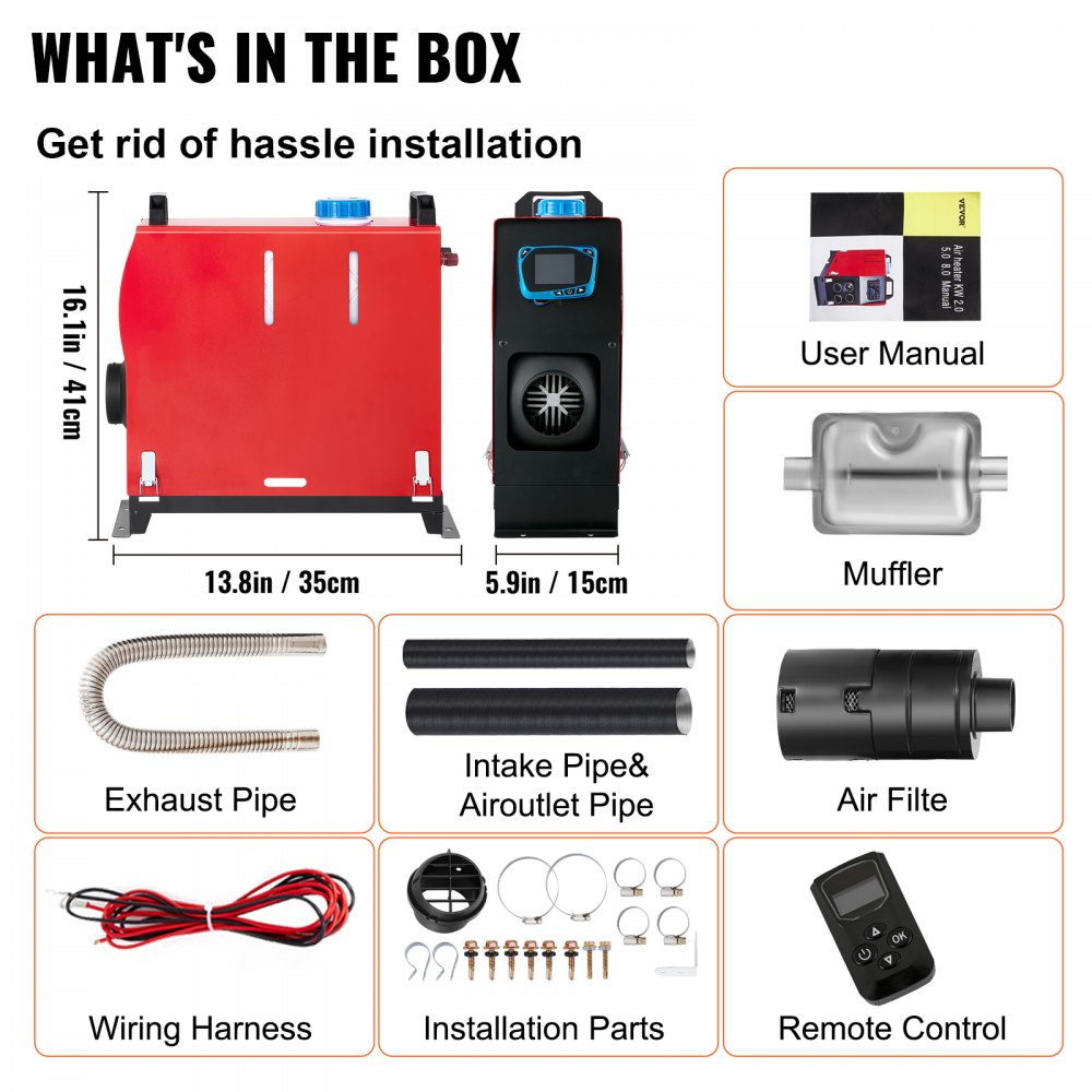 Pompa Carburante Riscaldatore Auto 12V - Universale Per Webasto/Eberspacher - Foto 12